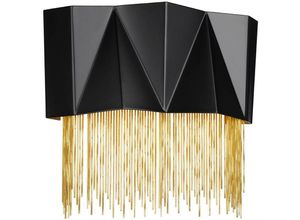 5024005685616 - Hinkley  Fredrick Ramond HK-ZUMA-3W-SBG Wandleuchte Zuma 3xG9 35 led Stahl Satin schwarz   gold H27cm B316cm 3000K