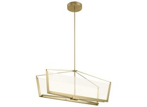 5024005709619 - Lighting qn-calters-isle-cg quintiesse Kronleuchter Calters led 508W 3000K Aluminium Champagner Gold L30cm H385cm B967cm höhenverstellbar