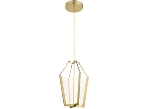 5024005709817 - Elstead - Lighting qn-calters-p-m-cg quintiesse Hängeleuchte Calters led 49W 3000K Aluminium Champagner Gold H749cm-1816cm L353cm B353cm