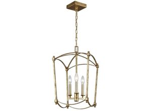 5024005714910 - Elstead - Lighting QN-THAYER-3P-ADB quintiesse Hängeleuchte Thayer E14 3x40W Stahl Gold antik H612cm-217cm Länge 305cm Breite 305cm dimmbar