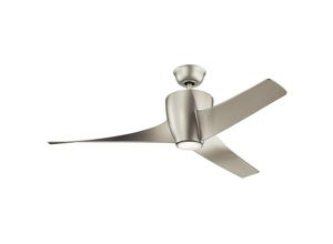 5024005727712 - 3 Blade 142cm Ceiling Fan with led Light Brushed Nickel Remote Control Deckenventilator mit 3 Flügeln 142 cm und LED-Fernbedienung aus gebürstetem