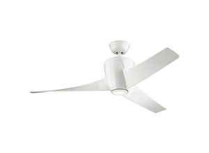 5024005727811 - Elstead Lighting - 3 Blade 142cm Ceiling Fan with led Light White Remote Control 3 Flügel 142 cm Deckenventilator mit led Light White Fernbedienung