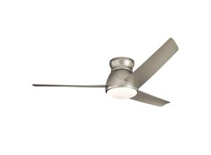 5024005728511 - KICHLER LED-Deckenventilator Eris IP44 nickel gebürstet