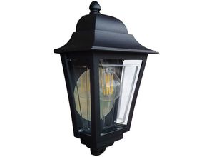 5024005768401 - Lighting DECO-LANE7-BLACK Wandleuchte deco lane 1xE27 60W IP44 Aluminium schwarz Polycarbonate klar H325cm B193cm dimmbar - Elstead