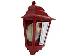 5024005768449 - Elstead Lighting DECO-LANE7-RED Wandleuchte DECO LANE 1xE27 60W IP44 Aluminium rot Polycarbonate klar H325cm B193cm dimmbar