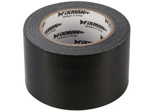 5024763112546 - Fixman - Robustes Gewebe-Klebeband 72 mm x 50 m schwarz