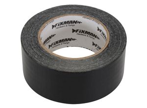 5024763112553 - Fixman - Extrarobustes Gewebeklebeband 50 mm x 50 m schwarz