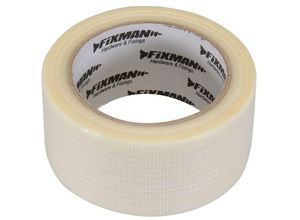 5024763112614 - Fixman - Robustes Gewebe-Klebeband 50 mm x 20 m transparent