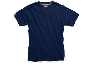 5024763250675 - Scruffs - T-Shirt Eco Worker marineblau Größe xs