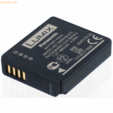 5025232760978 - Akku für DMW-BLH7 Li-Ion 72 Volt 680 mAh schwarz