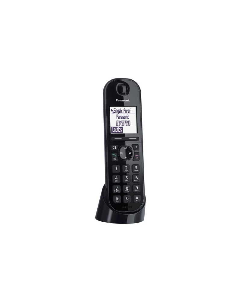 5025232841929 - KX-TGQ200GB Schnurloses Telefon VoIP Babyphone Freisprechen Beleuchtetes Display Schwarz