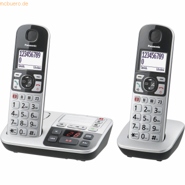 5025232871896 - KX-TGE522GS - Schnurlostelefon - Anrufbeantworter mit Rufnummernanzeige - DECT - dreiweg Anruffunktion + zusÃ¤tzliches Handset