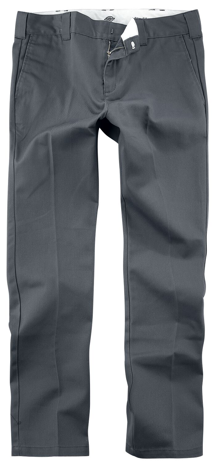 5025540499768 - Slim Fit Work Pant WE872 Chino charcoal in W40L34 5025540499768 - Slim Fit Work Pant WE872 Chino charcoal in W40L34