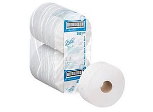 5027375007286 - Scott® Jumbo Toilettenpapierrolle Essential 8501 2-lagig 6 Rollen á 1053 Blatt weiß