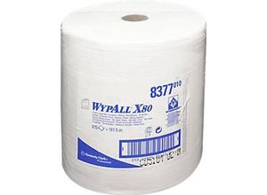 5027375016622 - WYPALL* Wischtuch X-80 aus Hydroknitmaterial 475 Tücher 1-lagig weiß