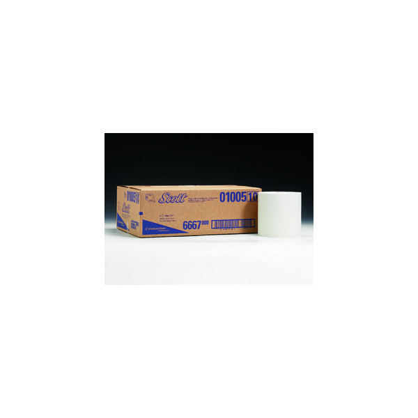 5027375025815 - Kimberly-clark Gmbh - Rollenhandtuch scott® 6667 1-lagig weiß L304camxB200camm KT=6 Rollen