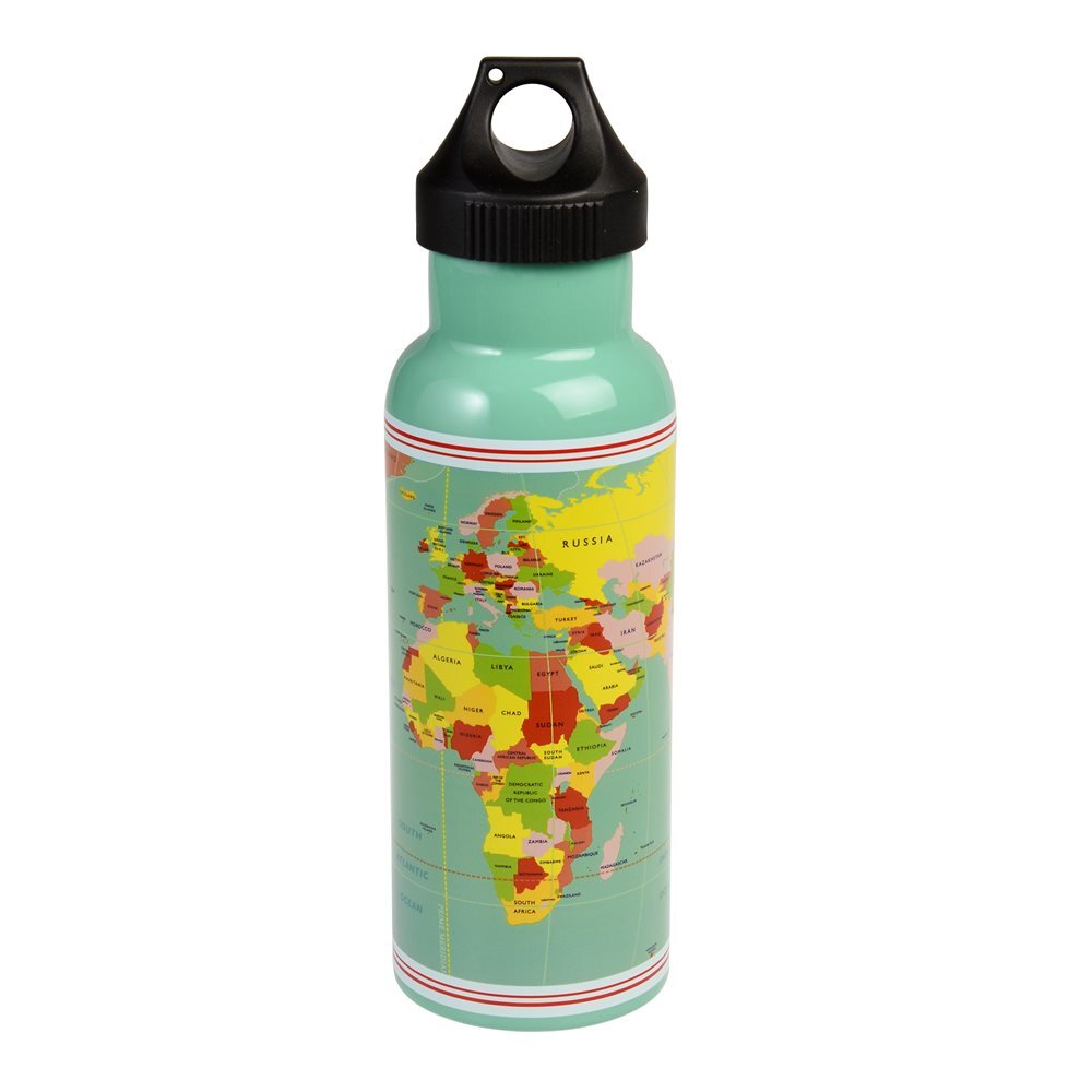 5027455431512 - Trinkflasche aus rostfreiem Stahl Kind World Map