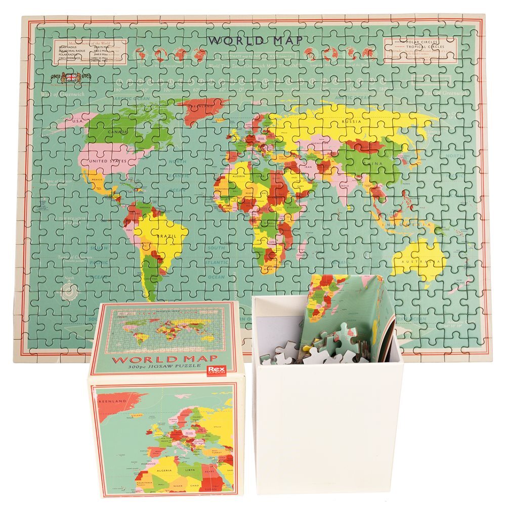 5027455439761 - Puzzle 300 pièces World Map