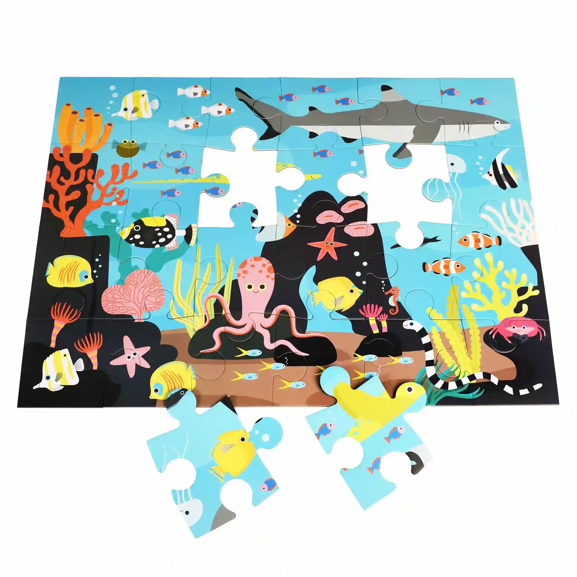 5027455443980 - Bodenpuzzle Korallenriffe Kind Rex London