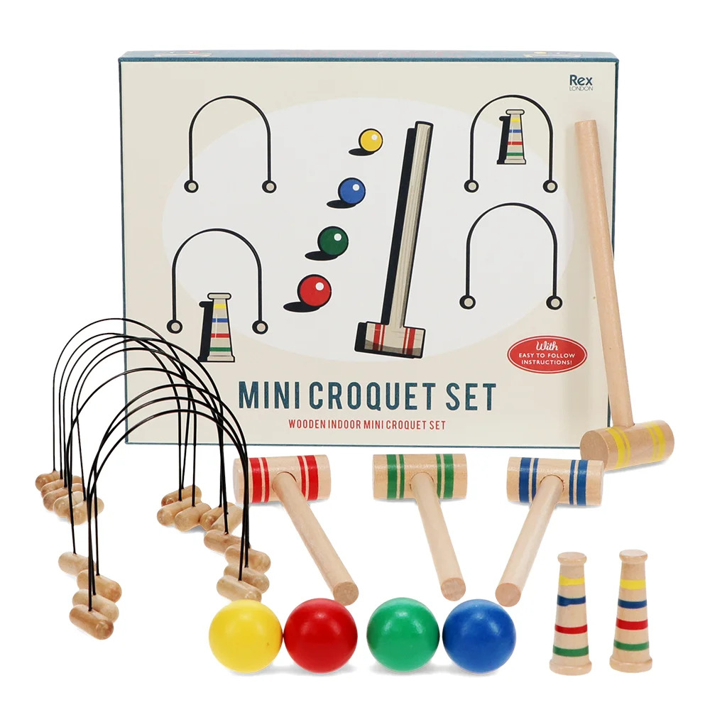 5027455446653 - Mini-Krocket-Spiel für Kinder Rex London 5027455446653 - Mini-Krocket-Spiel für Kinder Rex London