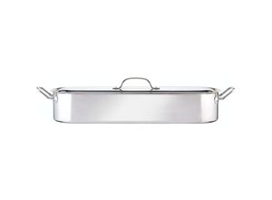 5028250114785 - Kitchen Craft - KitchenCraft Besuguera Fischpochierkessel de Edelstahl Fischkochpfanne 615 x 185 x 105 cm - Silber