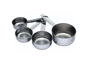 5028250119292 - Kitchencraft - kc blue kccupset Set de Messbecher de 4 Stück de Edelstahl Silber 36x713x17 cm 4 Stück