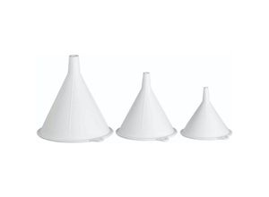 5028250140265 - Set of 3 verschließbare Küchentrichter of Polypropylen 10 cm 8 cm und 65 cm - Kitchencraft