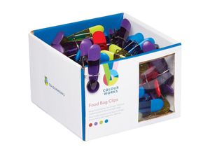 5028250169396 - Colourworks - Kitchen Craft set de clips de Magnetverschluss (Farbe kann variieren)