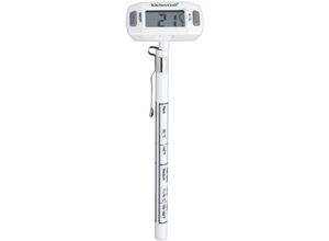 5028250486684 - Kitchencraft - Digitales Küchenthermometer mit LCD-Anzeige 125 cm Weiß