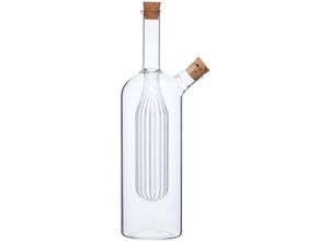 5028250725530 - World of Flavours - Spender de Olivenöl de Olivenöl und Essig Flasche - Glas transparent - Kitchencraft