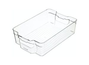 5028250778376 - Kitchencraft - kc blue Aufbewahrungsbox de Kunststoffaufbewahrung de für Kühlschrank Mittelgroß 315 x 21 x 9 cm Transparent m