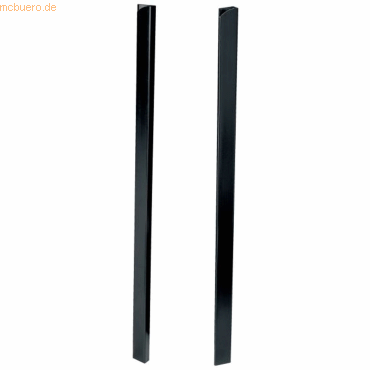 5028252217880 - Klemmschiene A4 10mm 25 Stück schwarz