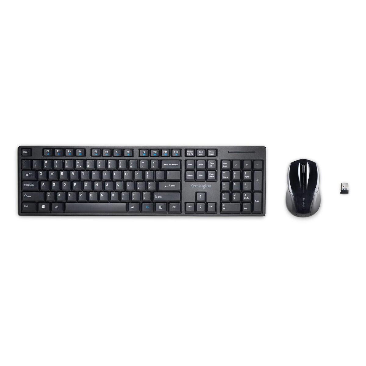 5028252519434 - Tastatur mit Drahtloser Maus Schwarz Qwerty Spanisch QWERTY