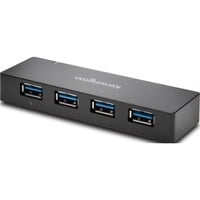 5028252591515 - UH4000C USB 30 4-Port Hub mit Ladefunktion schwarz USB-Hubs - 4 - Schwarz