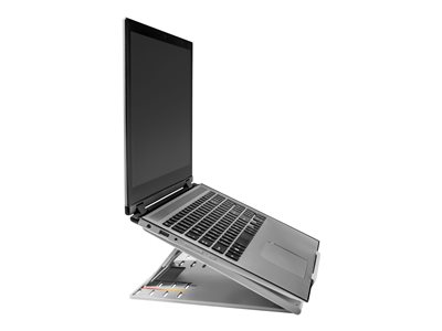 5028252599078 - SmartFit® Easy Riser™ Go 17 - Höhenverstellbarer Laptopständer - Grau - Kensington