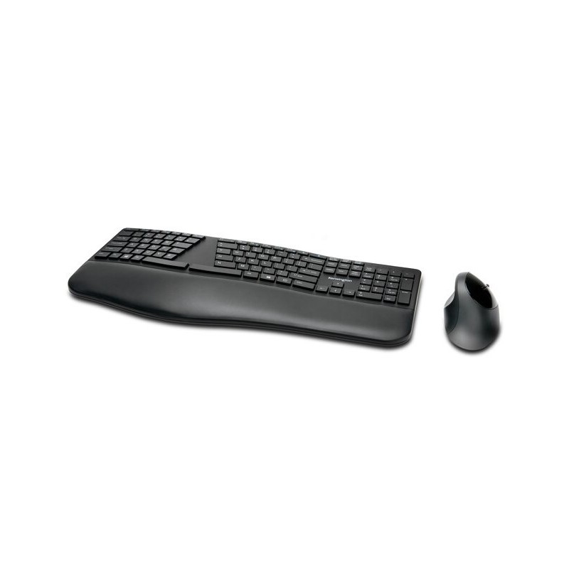 5028252602747 - Tastatur Pro Fit® Ergo inklusive Maus ergonomisches Design kabellos Handgelenkauflage Windows & Mac B 566 x T 252 x H 65 mm schwarz