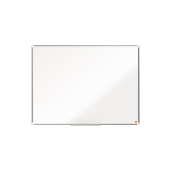 5028252608282 - nobo Whiteboard Premium Plus Stahl nanobeschichtet magnethaftend B 1200 x H 900 mm inkl abnehmbarer Stiftablage und 1 Boardmarker