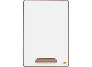 5028252645133 - Mini-Whiteboard Nobo Format A4 beidseitig nutzbar magnethaftend beschreibbar abnehmbarer Ständer Ablageschale B 210 x T 5 x H 297 mm weiß