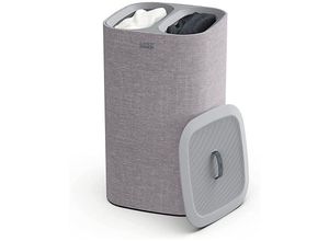 5028420003277 - Joseph&joseph - Joseph Joseph Tota Wäschetrennkorb leicht zu entleeren 60 Liter grau (50001)