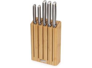 5028420008449 - Messer-Set JOSEPH JOSEPH Elevate Steel Knives Bamboo beige (bambus) Bambus Edelstahl Kochmesser-Sets rutschfest Bambus japanischer Edelstahl