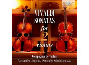 5028421968186 - VivaldiSonatas For 2 Violins - Ciccolini Scicchitano Compagni De Violini (CD)