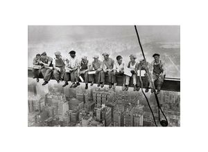 5028486007530 - Grupo Erik - Eating Above Manhattan - New York Poster Lunch atop a Skyscraper