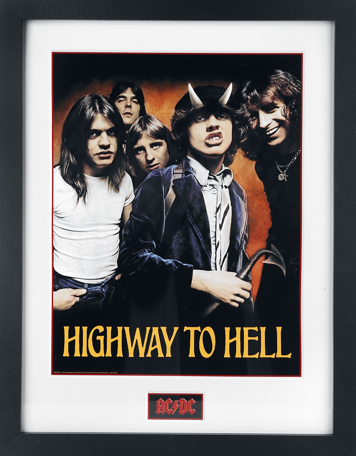 5028486351947 - AC DC Highway To Hell Wandbild multicolor