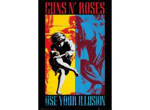 5028486379378 - Gbeye - Guns n Roses Poster Use your Illusion lp Cover