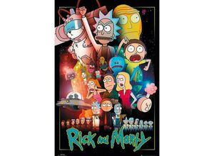 5028486396474 - Gb Eye - Rick and Morty Poster Wars