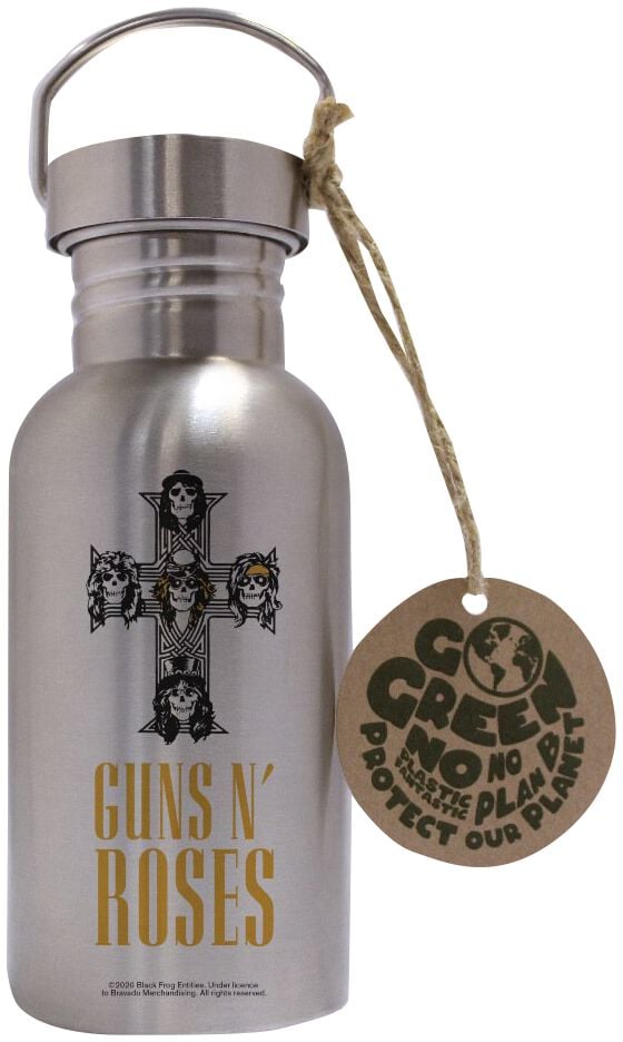 5028486484287 - Guns N Roses Appetite For Destruction Logo Trinkflasche multicolor