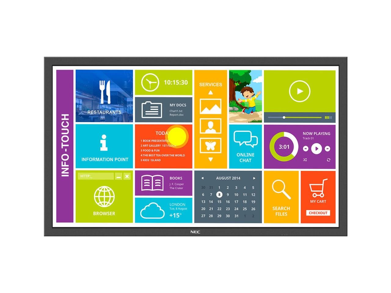 5028695113947 - Digital Signage MultiSync P404 SST LCD-Touch-Display 10161 cm (40) schwarz (60004252)
