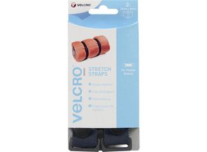 5030610603242 - VELCRO® VEL-EC60324 Klettband mit Gurt Haft- und Flauschteil (L x B) 680 mm x 25 mm Schwarz 2 St