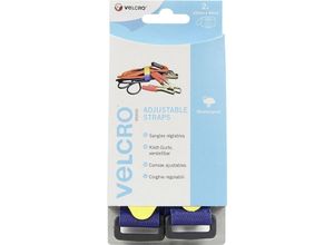 5030610603280 - VELCRO® VEL-EC60328 Klettband mit Gurt Haft- und Flauschteil (L x B) 460 mm x 25 mm Blau 2 St