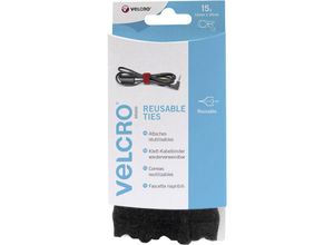 5030610604669 - VELCRO® VEL-EC60466 Klettkabelbinder zum Bündeln Haft- und Flauschteil (L x B) 200 mm x 12 mm Schwa